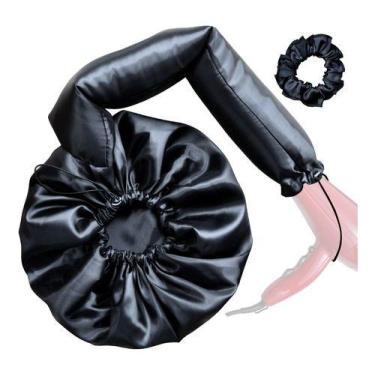 Imagem de Touca Difusora Cetim Dupla Face Secadora Anti-frizz Seda - Belmix, Pre