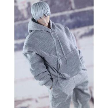Imagem de Figure Doll Clothes, moletom e calça para boneco de ação masculino de 