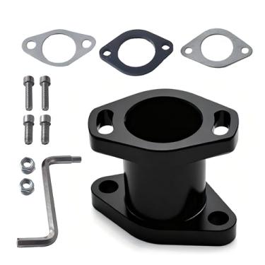 Imagem de Parafuso de junta do coletor de admissão de tubo de admissão de corrida adequado para motor Predator 301cc 420cc 13hp 15hp Mini Bike & Go Kart preto