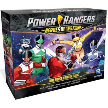 Imagem de Renegade Games Studios Power Rangers Heroes of The Grid: Time Force Ranger Pack - Expansion to Heroes of The Grid. 2-5 Players, Ages 14+, 45-60 Min Game Play