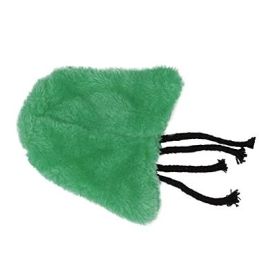 Imagem de YOUTHINK Cobertor para Pássaros, Casa de Pássaros, Canto de, Casa de Dormir de lã de Pelúcia Quente, Rede Macia para Periquito, Calopsita, Cama Multiuso para Pequenos (Grama Verde)