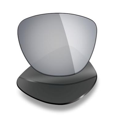 Imagem de Mryok Lentes de reposição polarizadas para óculos de sol Oakley Frogskins Range XL OO9503 58 mm, HD Polarized, proteção UV, resistente a impactos e ajuste perfeito - Titânio prata