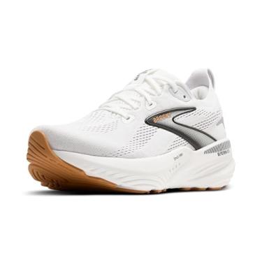 Imagem de Brooks Tênis de corrida masculino Glycerin 22 Neutral, Branco/cinza/preto, 38