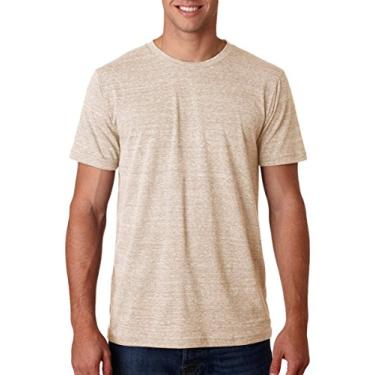 Imagem de Camiseta Bella + Canvas unissex de gola redonda e manga curta, Oatmeal Triblend, XX-Large