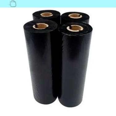 Imagem de Kit 4 Rolos Ribbon Cera Sóproduto 110X74M Para Impressora Zebra Zd220 