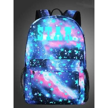 Imagem de Mochila Luminosa Juvenil Masculino Feminina Escola Passeio - Fenix, St