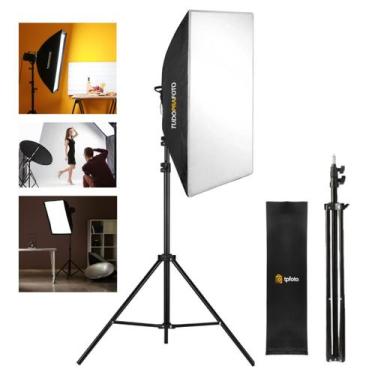 Imagem de Kit 1 Softbox 50x70 TUDOPRAFOTO Bivolt com Tripé