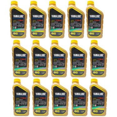 Imagem de Yamalube TCW3 2 Tempos Óleo Náutico Premium Kit Com 15 Litros - Yamaha