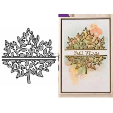 Imagem de DzIxY Folhas de bordo vazadas matrizes de corte de metal para kit de fabricação de cartões, conjunto de recortes de papel, estêncil, suprimentos, modelos de máquina