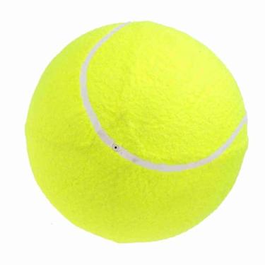 Imagem de Bolas de Tênis Bola Inflável Com Bomba de Brinquedo para Cachorro - Diversão para Adultos, Crianças e Animais de Estimação - Verde, 9,5 pol. (4)