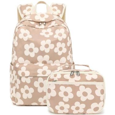 Imagem de Mochila Bluboon 38x30x13cm para crianças e meninas com lancheira