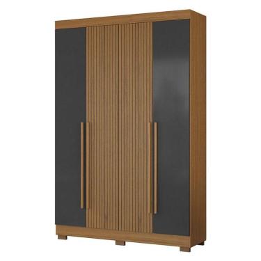 Imagem de Guarda Roupa Solteiro 2030240 Atacama Grafite - Aramóveis