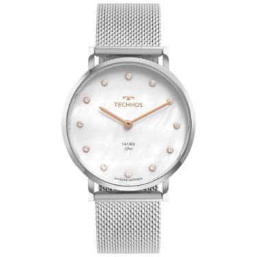 Imagem de Relógio Technos Feminino Slim Prata - 2025ltt-1b 2025ltt-1b