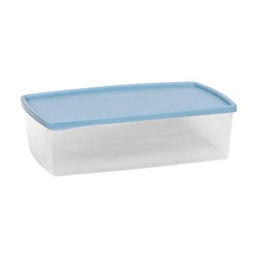 Imagem de Pote Hermético Retangular 1,4l Plasvale Azul