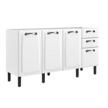 Imagem de Balcao Itatiaia New Premium 4 Portas 2 Gavetas Branco