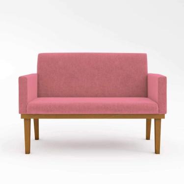 Imagem de Namoradeira Base Reforçada Sala Elegante Rosa