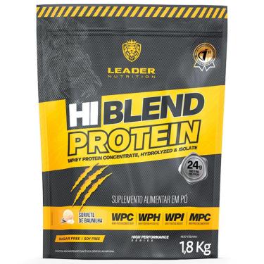 Imagem de Whey Protein Hi Blend Protein 1,8kg Leader Nutrition WPC WPH WPI-Unissex