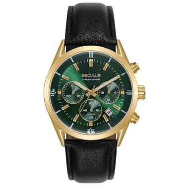 Imagem de Relógio Seculus Cronógrafo 77339Gpsvdc2 Vidro Abaulado