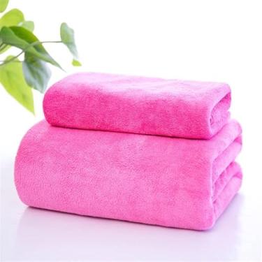 Imagem de Yalych Toalha de banho, salão de beleza, toalha de banho absorvente para cama, toalha de praia de microfibra 70 * 140 cm/80 * 180 cm, toalha de lavagem de carro, pano de secagem de ginásio 70 x 140 cm