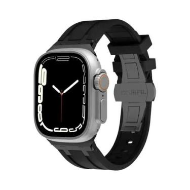 Imagem de Pulseira De Borracha Ultra Macia Para Apple Watch Band 49 45 44 41 42 