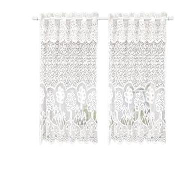 Imagem de Cortina Cozinha Renda Bérgamo 1,48X0,38X2,00 - Beija Flor, Bege