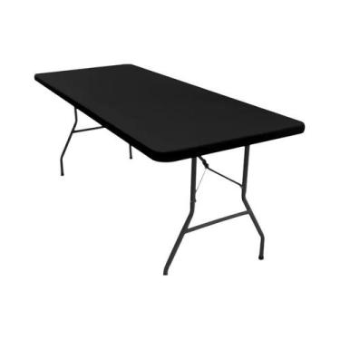 Imagem de Toalha De Mesa Retangular Elástica De 6 Pés Lavável Em Poliéster Cober