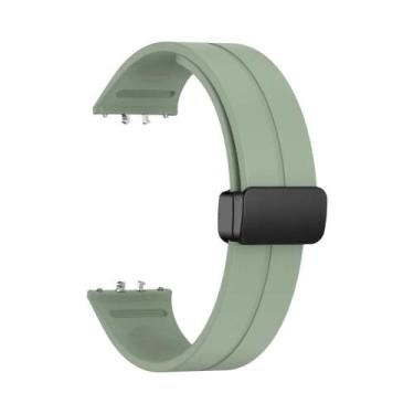 Imagem de Pulseira Magnética Samsung Galaxy Fit 3, Faixa De Silicone Macia, Sem 
