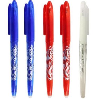 Imagem de Caneta Apagável Kit 5 Canetas Fantasminha Para Tecido Artesanato Marca