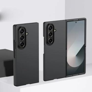 Imagem de Capa protetora para Samsung Galaxy Z Fold 7 6 5 3 4 Zfold7, modelo Candy Cute, fina e resistente (para Galaxy Z Fold3 5G/Preta)