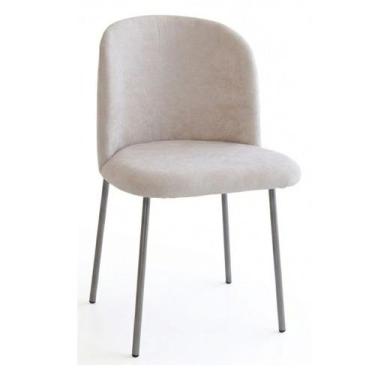 Imagem de Cadeira Gourmet Para Cozinha ou Sala de Jantar Tati Boucle Bege - AURO