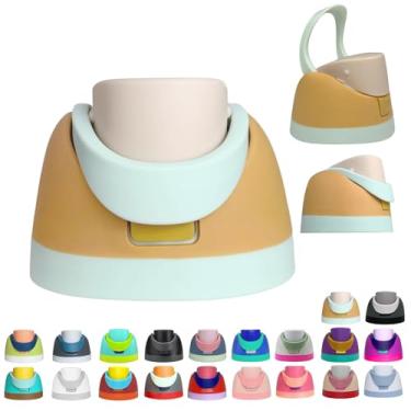 Imagem de Tampa de substituição para garrafa de água Owala Freesip, acessórios para Owala Free Sip, tampa superior de garrafa de água de um botão compatível com Owala Cup 473 ml, 680 g, 946 ml, 1,134 g, à prova