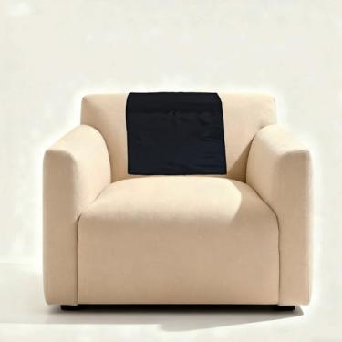 Imagem de Pacote com 2 capas reclináveis de cetim para encosto de cabeça, antiderrapante, protetor de seda para proteção de cabelo, capa de cetim para cadeira reclinável