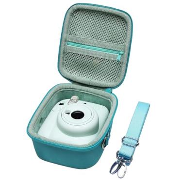 Imagem de XANAD Capa Verde Para Câmera Instantânea Fujifilm Instax Mini 12/11/10/9/8/7 - Bolsa De Transporte Protetora Com Alça Ombro, Zdxtdmj471 Eua