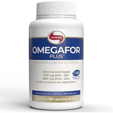 Imagem de Omegafor Plus Ômega 3 (33% EPA e 22% DHA) 1g Vitafor 240 Cápsulas - vi