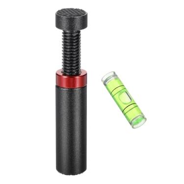 Imagem de PATIKIL Suporte de GPU de 49-80 mm, suporte para placa gráfica GPU suporte para placa de vídeo com ímã com nível de bolha para home office internet cafés, preto e vermelho