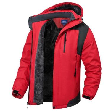 Imagem de Jaqueta de inverno Rapoo Windbreaker impermeável para homens vermelha 
