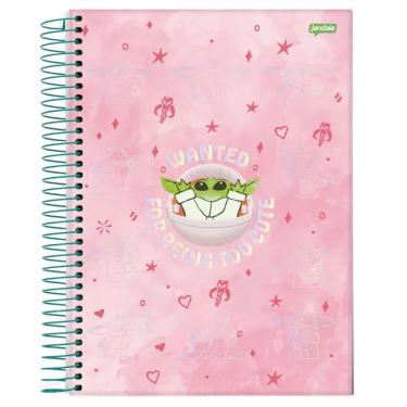 Imagem de Caderno Espiral Universitário A4 1 Matéria 80 Folhas Star Wars Jandaia Estampa 3