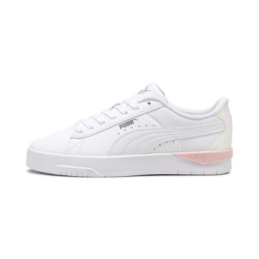 Imagem de PUMA Tênis infantil feminino Jada Classic Holo 2.0 Casual - Branco, Puma Branco-malva Mist-Puma, prata, 20