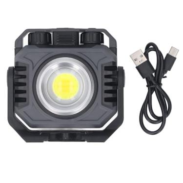 Imagem de Yosoo Luz de Trabalho LED COB Luz de Inspeção Portátil Recarregável Magnética Regulável Continuamente para Reparo de Carro de Acampamento Doméstico Com Luz Branca, Quente, Natural e