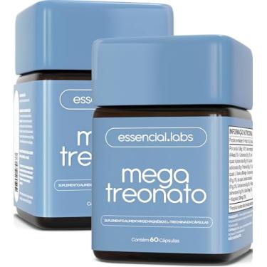 Imagem de 02 POTES DO MEGA TREONATO - MAGNÉSIO COM FÓRMULA AVANÇADA PARA A MEMÓRIA E COGNIÇÃO - 60 CÁPSULAS