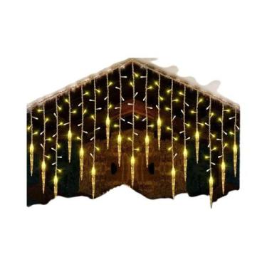 Imagem de Luzes De Cortina LED De Natal De Inverno, Decoração De Guirlanda Para 