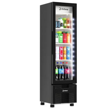 Imagem de Refrigerador Expositor Inverter Vr08 Preto 215L Porta Vidro Bivolt - Imbera