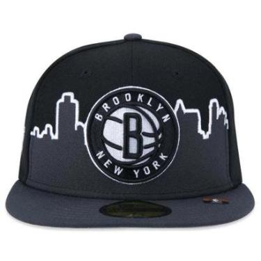 Imagem de BONÉ NEW ERA 5950 BROOKLYN NETS TIP-OFF PRETO-Masculino