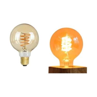 Imagem de Lâmpada LED Filamento Retro Vintage E27 4W 220V A60 ST64 T45 T185 G80 