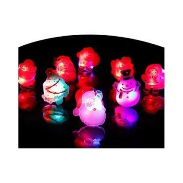Imagem de Brinquedos De Anel Luminoso LED De Natal Para Crianças 10 20 50pcs Sup