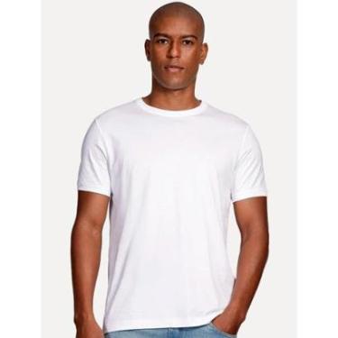 Imagem de Camiseta Aramis Masculina Basic Lisa Mono Icon Branca-Masculino