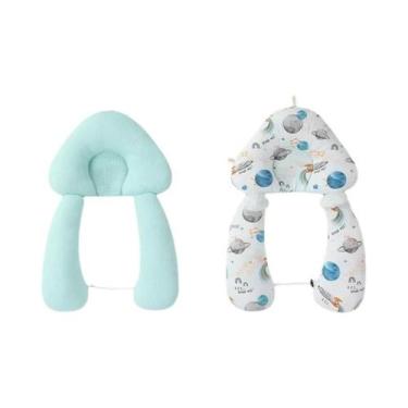 Imagem de Travesseiro Em Forma De Bebê Para Recém-Nascidos De 0 a 1 Ano, Respirá