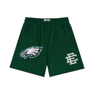 Imagem de Bermuda De Ginástica Masculina Com Estampa Floral Em Malha Verão 2025 