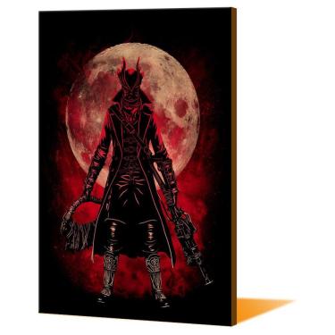 Imagem de Pôster de pintura de parede em tela Bloodbornes Anime 40x60cm