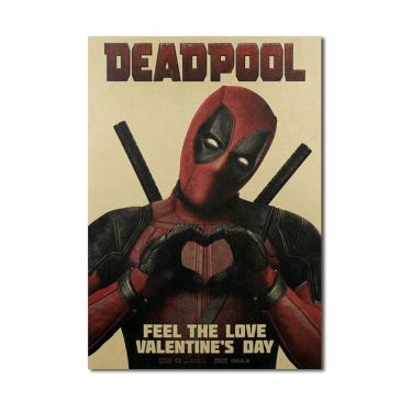 Imagem de Imagem de arte de parede de pôster Deadpool Anime Art 51x35,5 cm